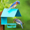 Mosaic Birds Cottage Bird Feeder