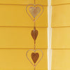 Hearts Flamed Rain Chain 96 inch