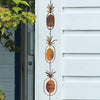 Pineapples Flamed Rain Chain 96 inch