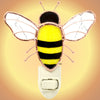 Bee Stained Glass Night Light