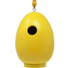 Giant Yellow Egg Wooden Birdhouse