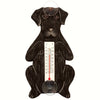 Black Lab Window Thermometer Small