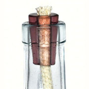 Glass Mauve Bottle Neck Winelight