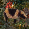 Cow Bristle Brush Ornament