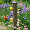 Quick Clean Nyjer Bird Feeder - 16" Brushed Nickel - Momma's Home Store