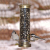 Quick Clean Tube Bird Feeder - 12" Antique Brass - Momma's Home Store