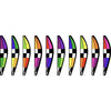 Checkered Rainbow Hot Air Balloon Spinner 22 inch