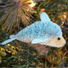 Dolphin Bristle Brush Ornament