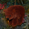Brown Bear Bristle Brush Ornament