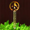 Flamed Bird Staked Rain Gauge