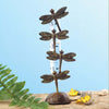 Brass Dragonflies Tabletop Rain Gauge - Momma's Home Store