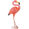Pink Flamingo Metal Sculpture 23 inch