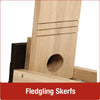 Bluebird Nesting Box Birdhouse w/Window