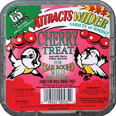 Cherry Treat Suet Cake 11.75 oz - 3 pack - Momma's Home Store
