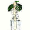 Grapes Glass Bottle Neck Winelight Clear