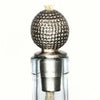 Golf Ball Pewter Bottle Neck Winelight