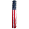 Stars & Stripes Embroidered Windsock 60"
