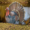 Woodland Turkey Metal Sculpture 17 inch