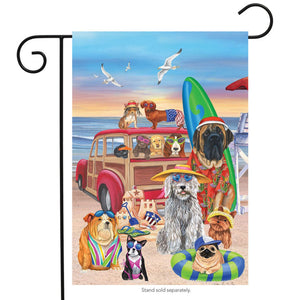 Dog Days of Summer Garden Flag