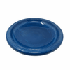 Fiber Clay Birdbath with Base Blue