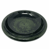 Fiber Clay Birdbath with Base Hunter Green