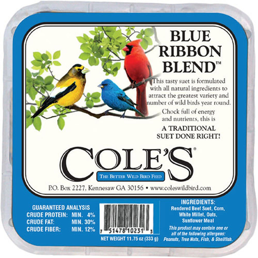 Blue Ribbon Blend Suet Cake 11.75 oz - 3 pack