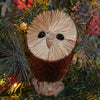 Barn Owl Bristle Brush Ornament