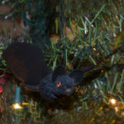 Bat Bristle Brush Ornament w/Sisal Loop