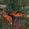 Monarch Butterfly Bristle Brush Ornament