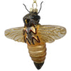 Honeybee Glass Ornament