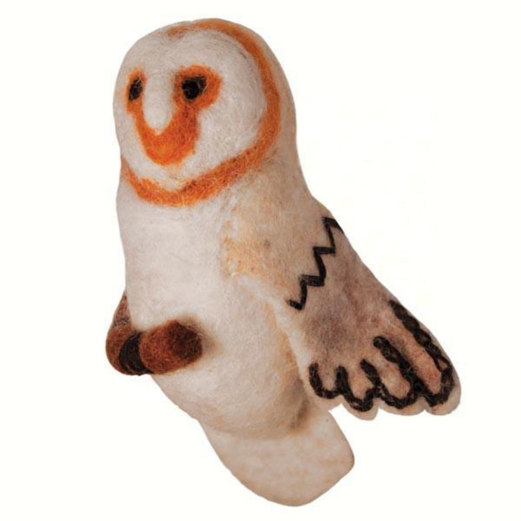 Barn Owl Woolie Ornament - Momma's Home Store