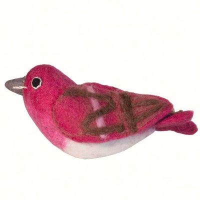 Purple Finch Woolie Ornament - Momma's Home Store