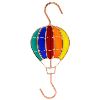 Hot Air Balloon Stained Glass Hanging Hook
