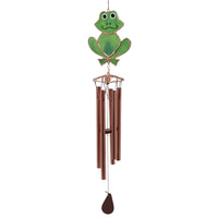 Frog Stained Glass Wind Chime