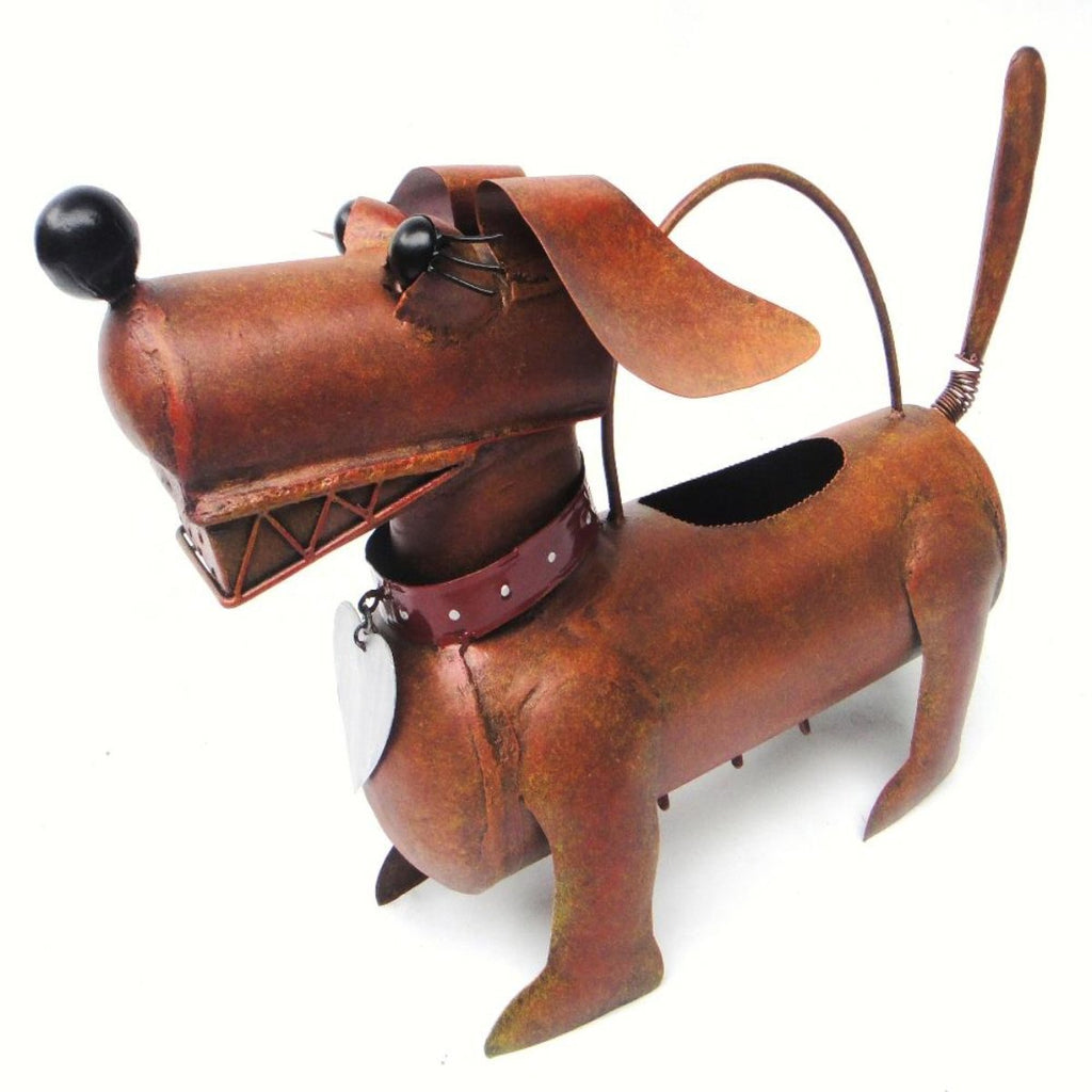 Dachshund Watering Can Sculpture