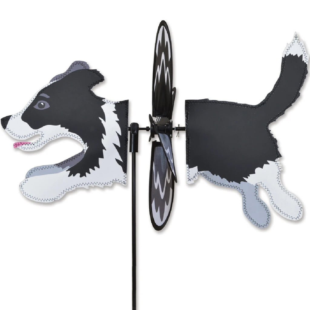 Petite Wind Spinner Border Collie 19 inch