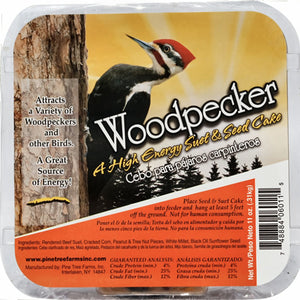 Woodpecker Hi Energy Suet & Seed - 3 pack