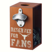 Texas Longhorns Bottle Opener & Cap Caddy