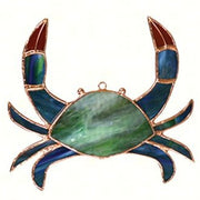 Crab Stained Glass Suncatcher