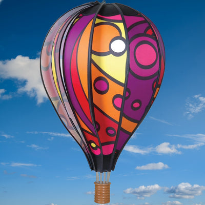 Warm Orbit Hot Air Balloon Spinner 22 inch