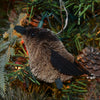 Chickadee Bird Bristle Brush Ornament