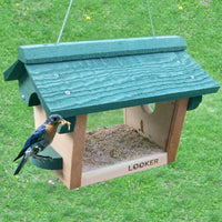 Bluebird Hanging Cedar Bird Feeder