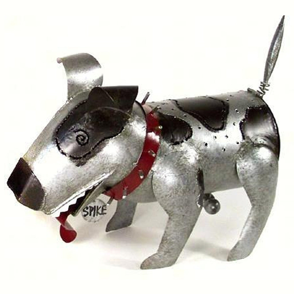 Spike Dog Lantern Sculpture