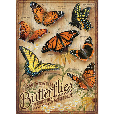 Backyard Butterflies 500 Piece Puzzle