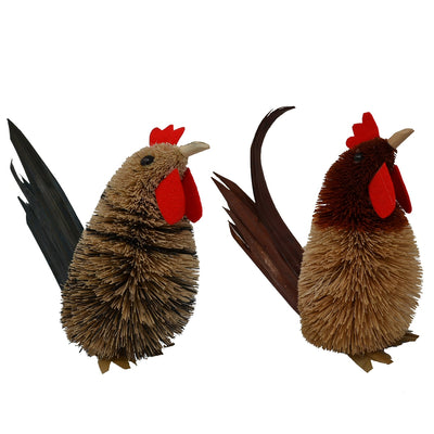 Buri Bristle Rooster Assorted 7 inch