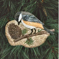Chickadee Pine Cone Tree Ornament