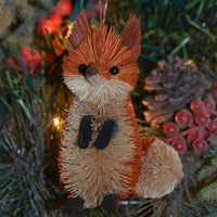 Fox Bristle Brush Ornament - Momma's Home Store