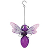 Solar Light Dragonfly Lantern - Purple