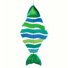 Fish Sandblasted Glass Suncatcher