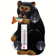 Black Bear Window Thermometer Small